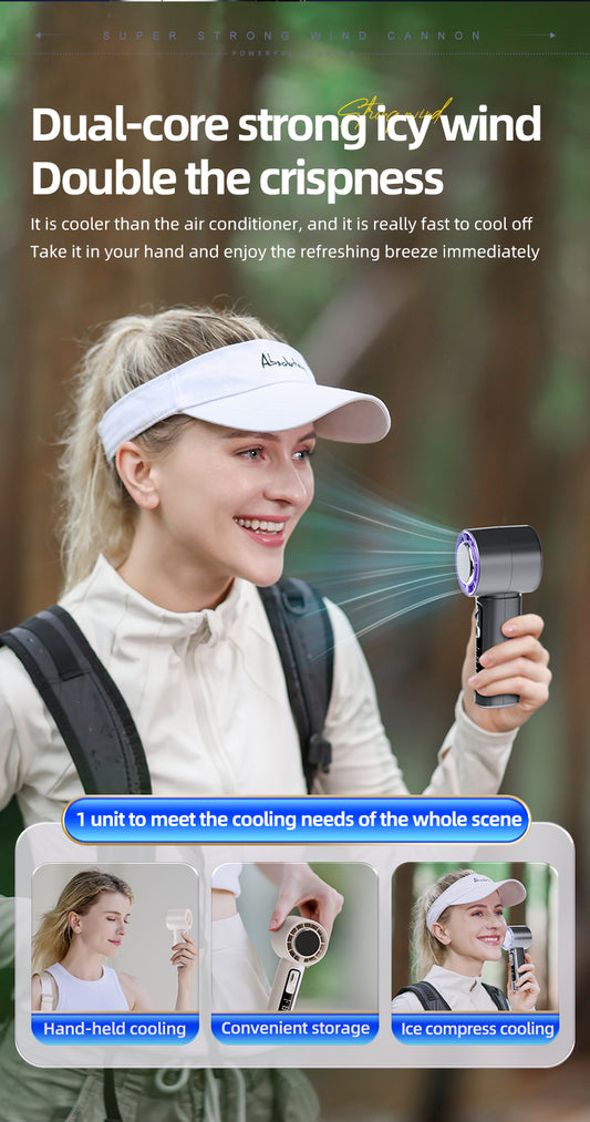 ArcticFlow - Portable Ice Fan – Smart Cooling Anywhere